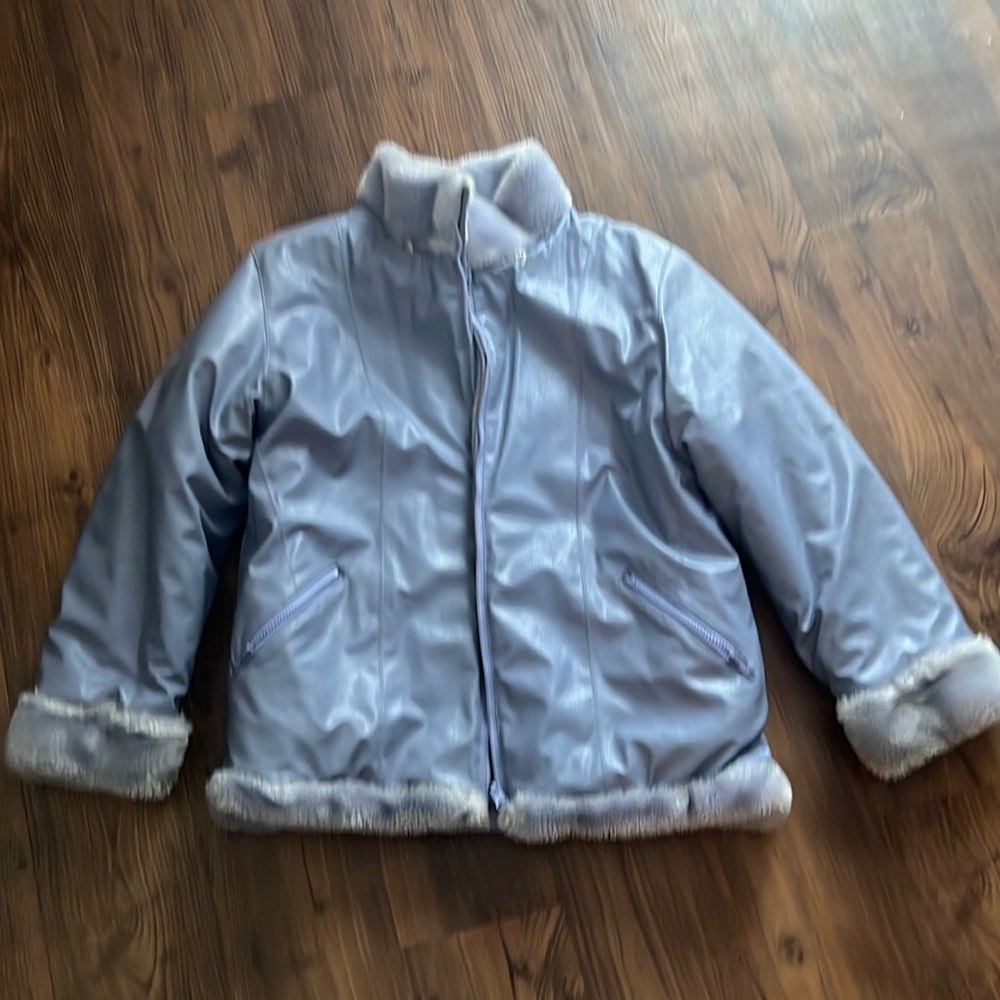 Girls reversible fleece jacket.